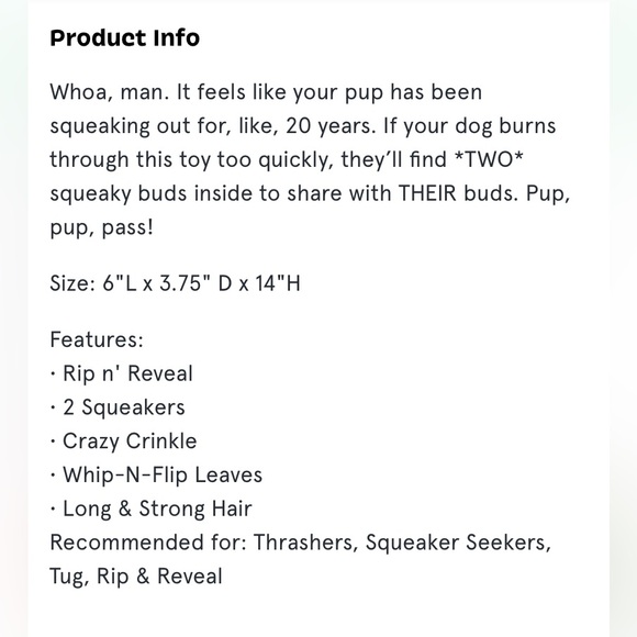 NEW BARK RIP VAN DANKLE MUTI PART RIP & REVEAL DOG TOY-MED/LRG MORE LIKE L/XL❣️ - Picture 6 of 13